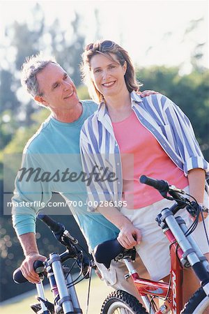 Couple with Bikes