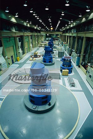 Hydro Electric Power Generators Manapouri Power Station South Island, New Zealand