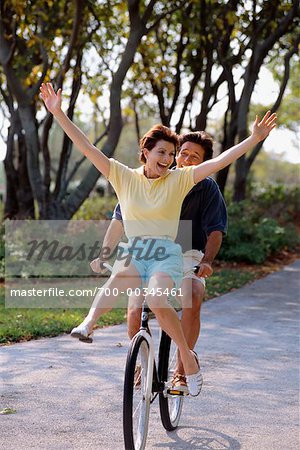 Couple on Bicycle