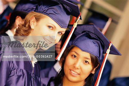 Portrait of Female Graduates