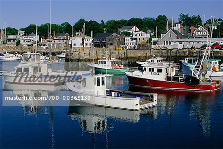 Fishing Village, Rockport, Massachusetts, USA
