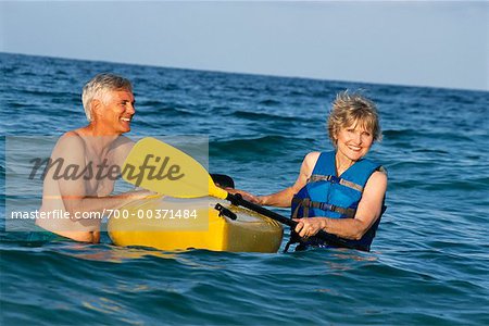 Couple Kayaking