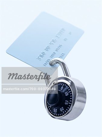 Credit Card and Lock