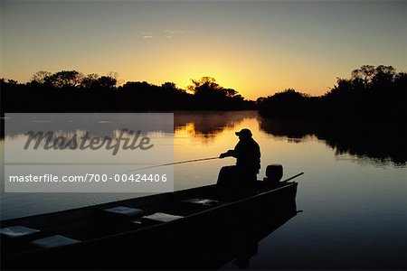 Man Fishing, Pantanal, Brazil