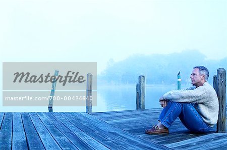 Man on a Dock