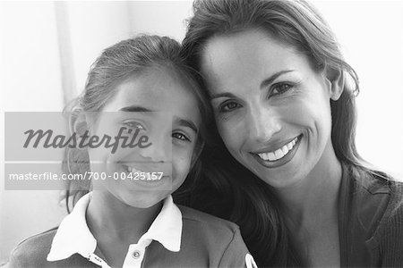 Portrait of Mother and Daughter