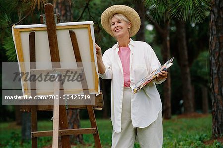 Woman Painting