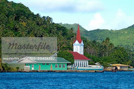 Church, Tahaa, French Polynesia