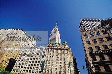 Cityscape and Empire State Building, New York, New York, USA