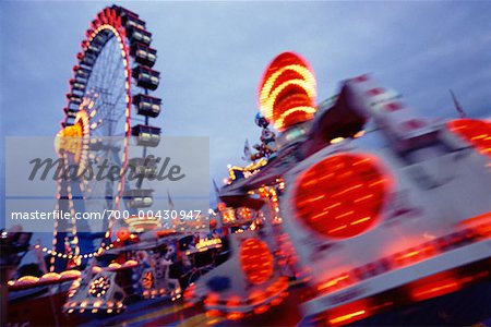 Amusement Park, Oktoberfest, Munich, Bavaria, Germany