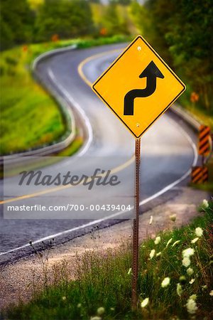 Winding Road Sign