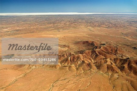 Aerial of Desert, South Australia, Australia