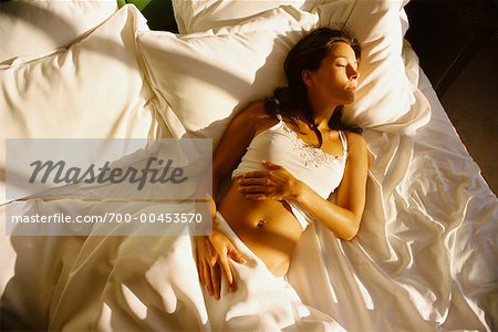 Woman Sleeping - Stock Photo - Masterfile - Rights-Managed, Artist: Richard  Smith, Code: 700-00453570