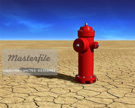 Fire Hydrant in Desert