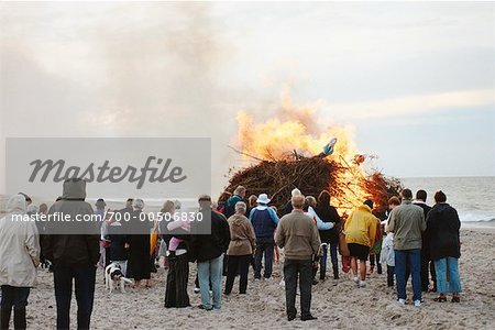 Saint Hans Evening Celebrations, Falster, Denmark