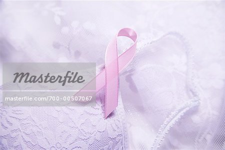 Breast Cancer Awareness Ribbon and Bra