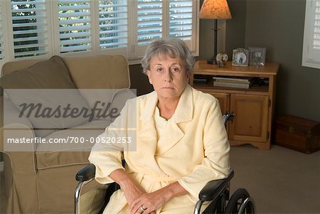 Portrait of Woman in Wheelchair