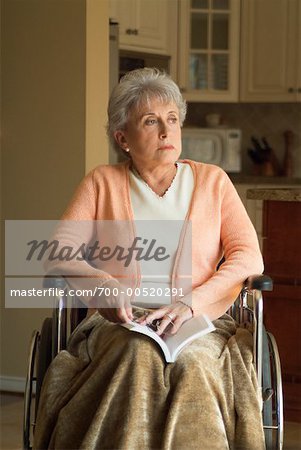 Portrait of Woman in Wheelchair