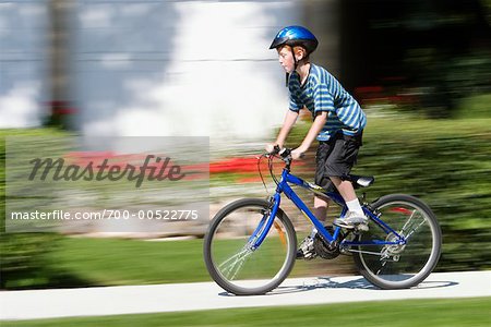 Boy Cycling