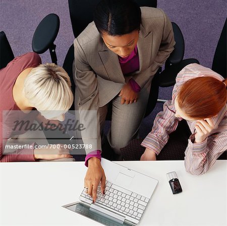 Businesswomen Using Laptop