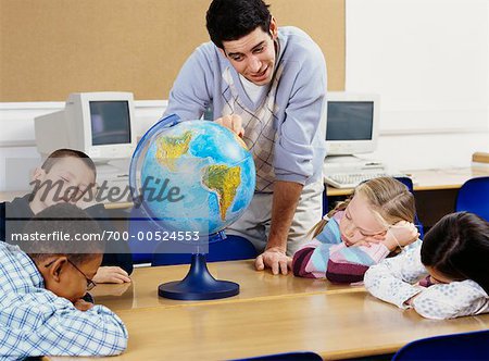 Teacher and Children in Classroom