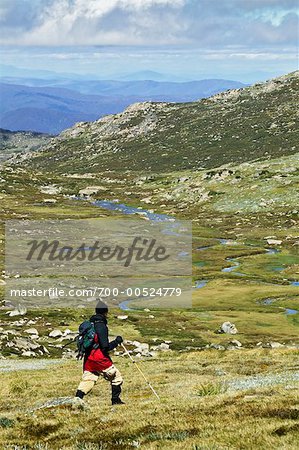 Hiking, Kosciuszko National Park, New South Wales, Australia