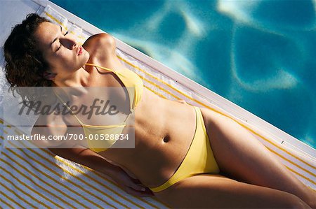 Portrait of Woman in Bikini
