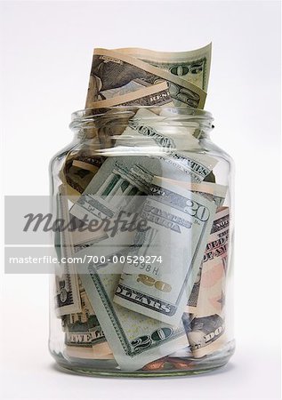 Money in Jar