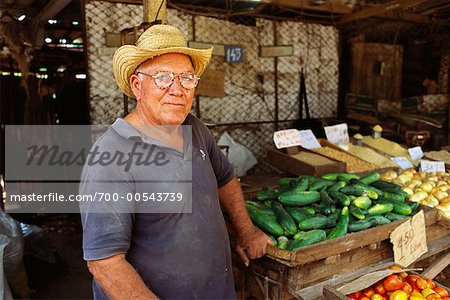 Portrait of Man at Market, Camaguey, Cuba