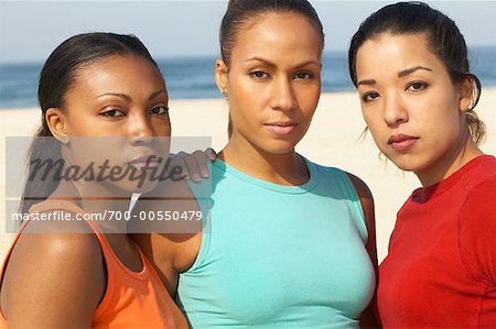 Three Women On The Beach