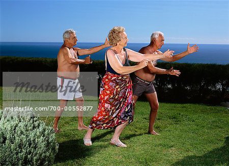 Group of People doing Tai Chi