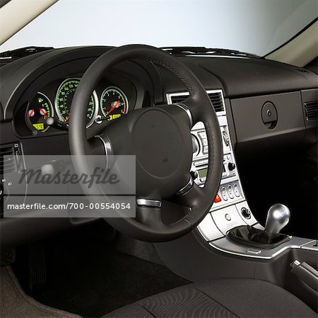 2005 Chrysler Crossfire Interior Stock Photo Masterfile