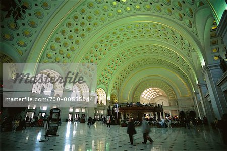 Interior of Union Station, Washington D.C., USA