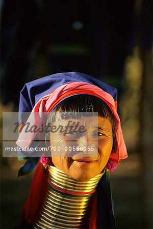 Portrait of Padaung Woman, Myanmar