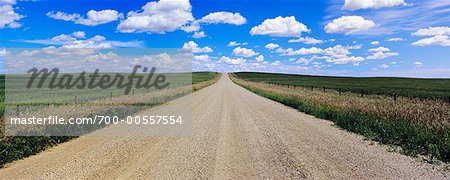 Country Road, Airdrie, Alberta, Canada