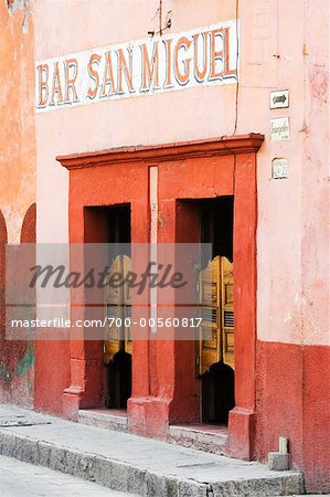 Exterior of Bar, San Miguel de Allende, Guanajuato, Mexico