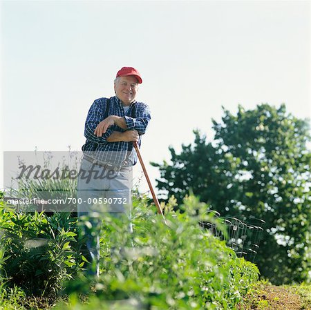Portrait of Farmer in Field