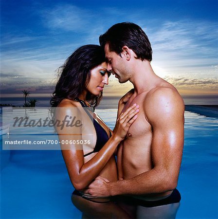 Couple in Swimming Pool