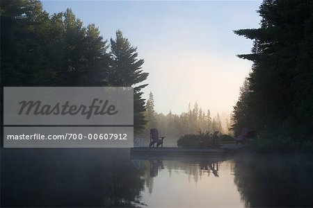 Tamarack Lake at Dawn, Haliburton County, Ontario, Canada