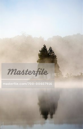 Tamarack Lake at Dawn, Haliburton County, Ontario, Canada