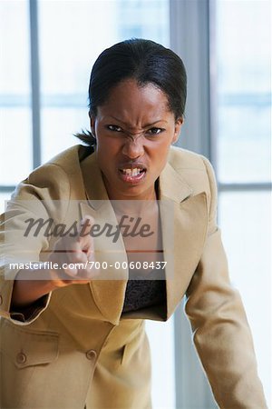 Angry Businesswoman