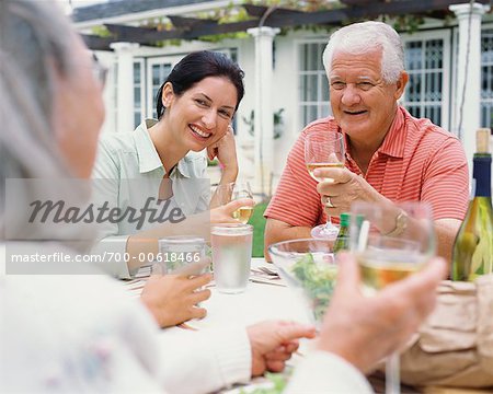 Family Making a Toast