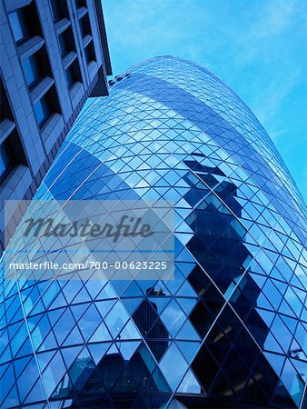 View of the Gherkin, London, England