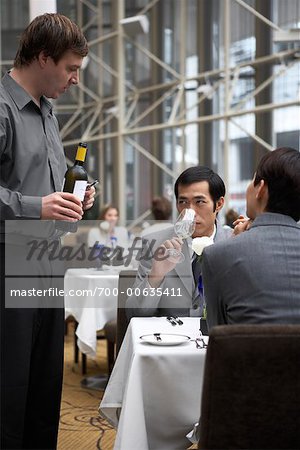 Couple at Hotel Restaurant