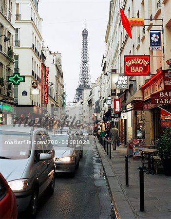 Street Scene in Paris, France