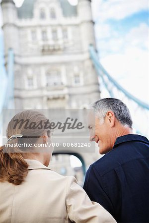 Couple Looking at Each Other, London, England