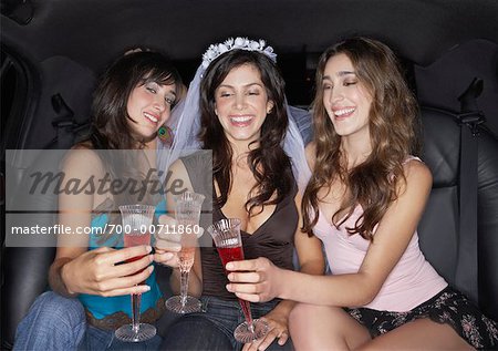 Women in Limousine