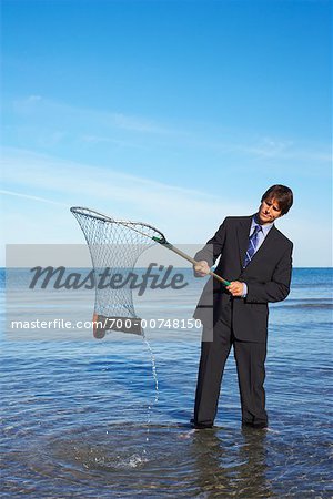 Man Fishing - Stock Photo - Masterfile - Rights-Managed, Artist