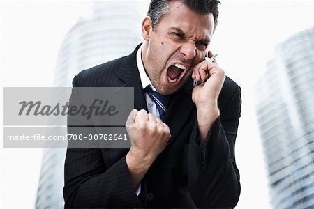 Angry Businessman