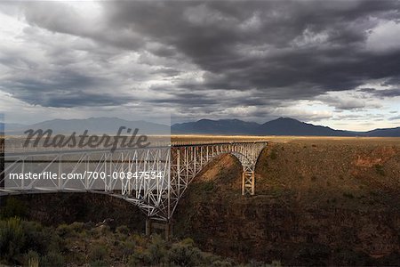 Rio Grande Gorge Bridge Taos New Mexico Usa Stock Photo Masterfile Rights Managed Artist David Zimmerman Code 700